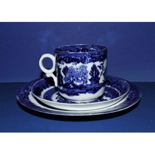 Stream blue willow pattern...