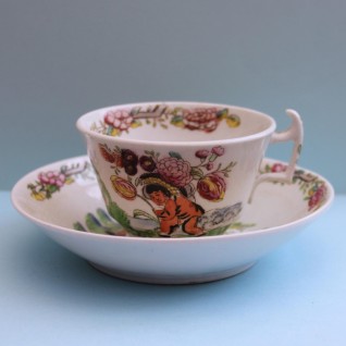 Porcelain cup and saucer...