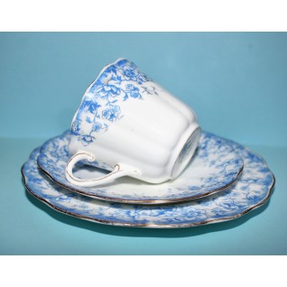 White cups, saucers and...